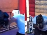 Kellen Heard, exjugador de la NFL, no opuso mucha resistencia ante un boxeador mexicano.