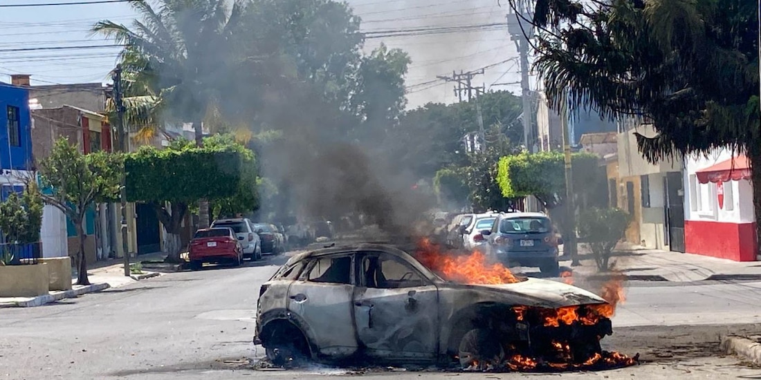 Bloqueos se registraron en al menos ocho estados de México este domingo.