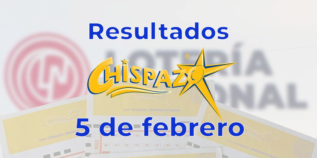 Resultados del Chispazo de hoy 5 de febrero del 2025.