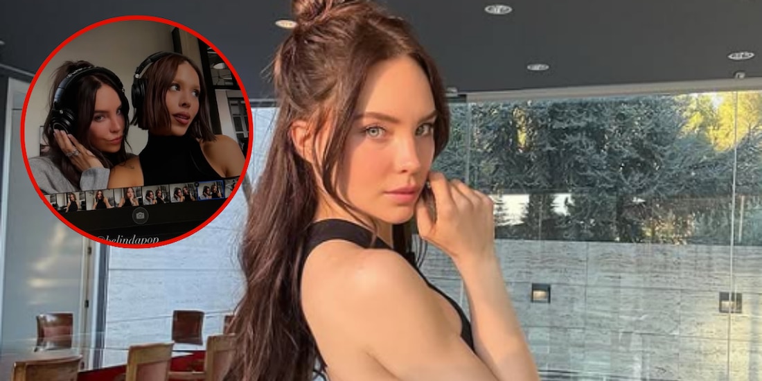 Belinda y Danna pasean por Madrid