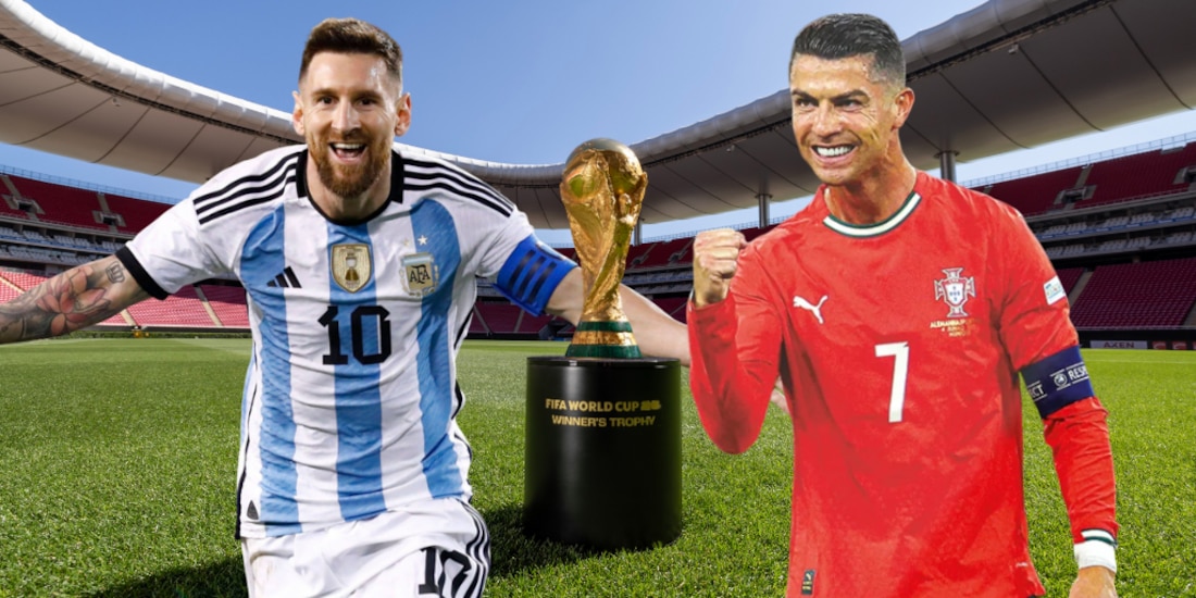 Lionel Messi y Cristiano Ronaldo se podrían enfrentar en el Mundial 2026.