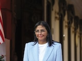 Presidenta interina de Venezuela, Delcy Rodríguez, el 11 de febrero.