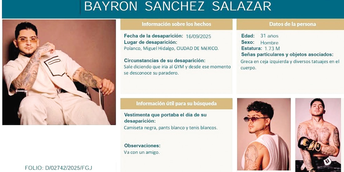 Fichas de búsqueda de B-King y Jorge Luis Herrera publicadas el pasado 18 de septiembre.