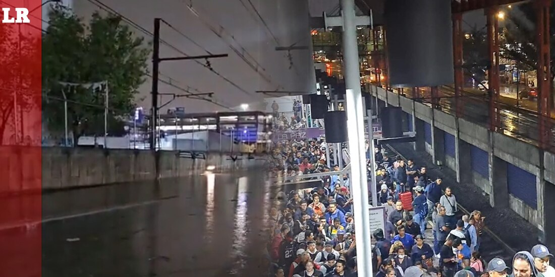 Lluvias afectan servicio en la Línea A del Metro este 2 de junio.