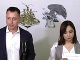 LUIS DONALDO Colosio, senador de MC, ayer, en conferencia de prensa
