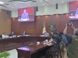 Aspecto de la sesión extraordinaria del Congreso de Sinaloa donde se aprobó la licencia.