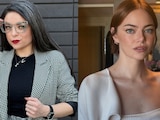 Violeta Isfel y Emma Stone