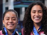 Alejandra Estudillo y Gaby Agúndez lograron la plata en plataforma de 10 m sincronizado en la Copa del Mundo de Clavados Guadalajara 2025.