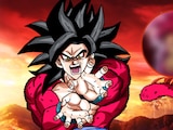 Goku se vuelve Super Saiyan 4 en Dragon Ball Daiman.