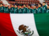 Futbolistas de la Selección Mexicana antes de su partido contra Suecia, su último rival previo a debutar en la Copa del Mundo Qatar 2022.
