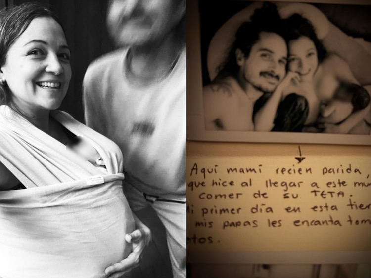 Natalia Lafourcarde es mamá