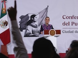 Claudia Sheinbaum, Presidenta de México, este jueves en Palacio Nacional.