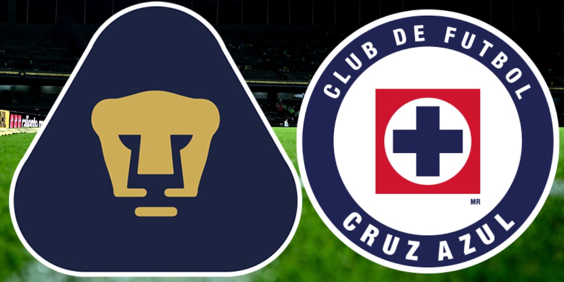 Pumas y Cruz Azul miden fuerzas en Ciudad Universitaria.