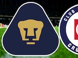 Pumas y Cruz Azul miden fuerzas en Ciudad Universitaria.