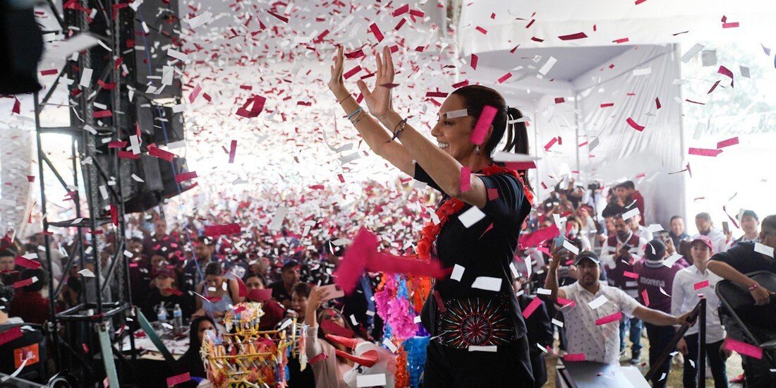 Claudia Sheinbaum, coordinadora de los Comités para la Defensa de la Cuarta Transformación.