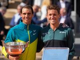 Rafael Nadal y Casper Ruud, tras la final del Roland Garros 2022.