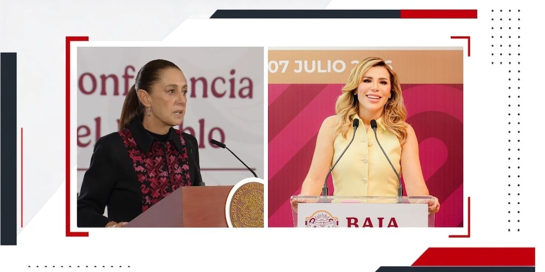 Presidenta Claudia Sheinbaum (izq.) recordó que Marina del Pilar ya dio su explicación sobre los audios filtrados.