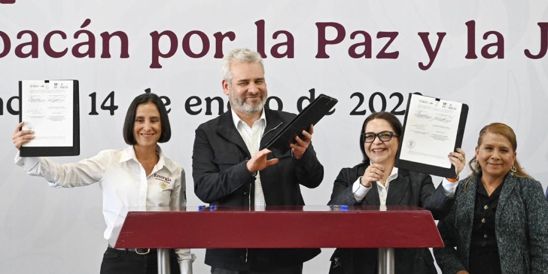 Sener, CFE Y Michoacán colaboran para llevar energía e Internet a todo el estado