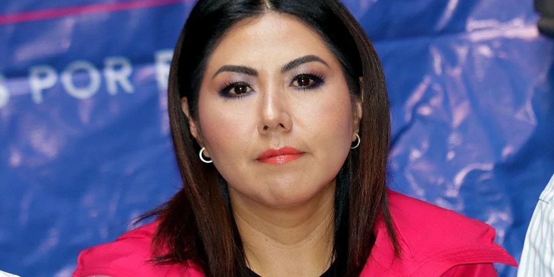 La diputada Genoveva Huerta