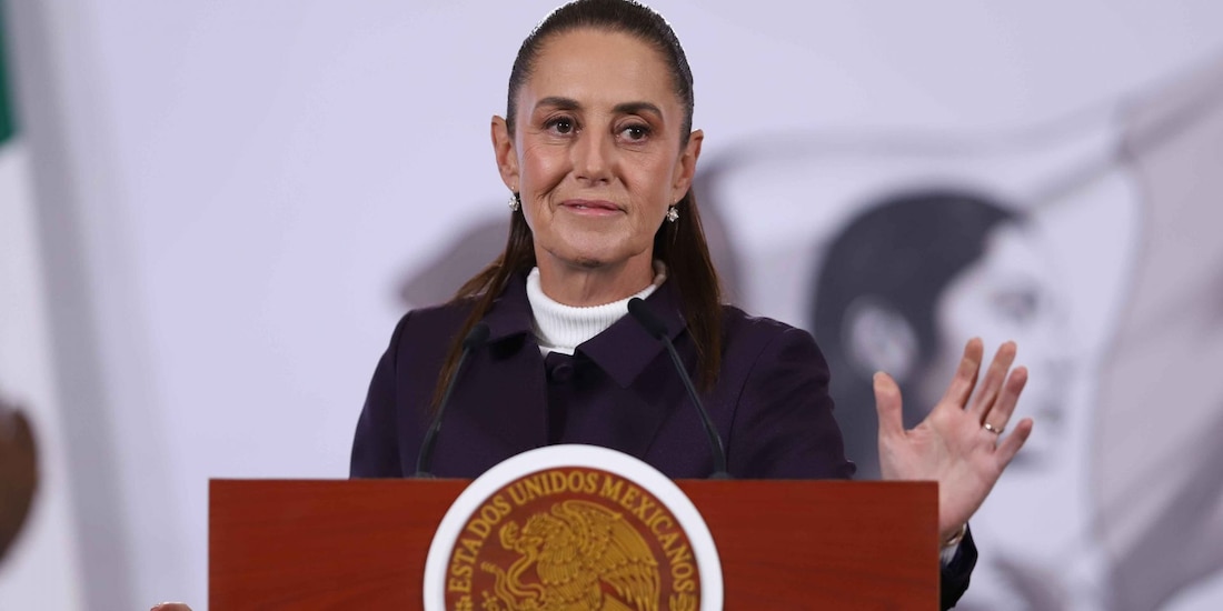 Claudia Sheinbaum, presidenta constitucional de los Estados Unidos Mexicanos, encabezó la conferencia del pueblo en tema de Vivienda en Palacio Nacional.