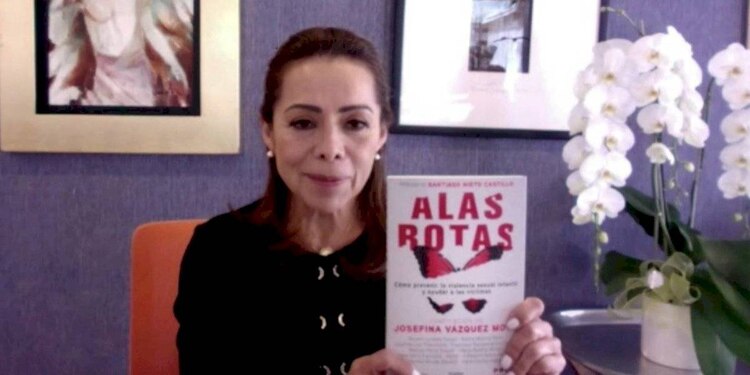 La senadora Josefina Vázquez Mota, en enero pasado.