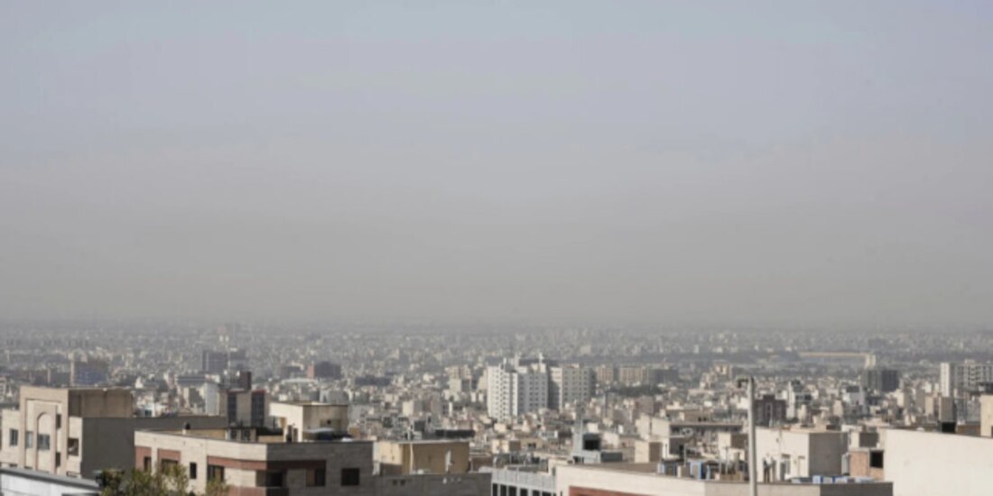 Vista general del horizonte de Teherán, Irán, ayer.