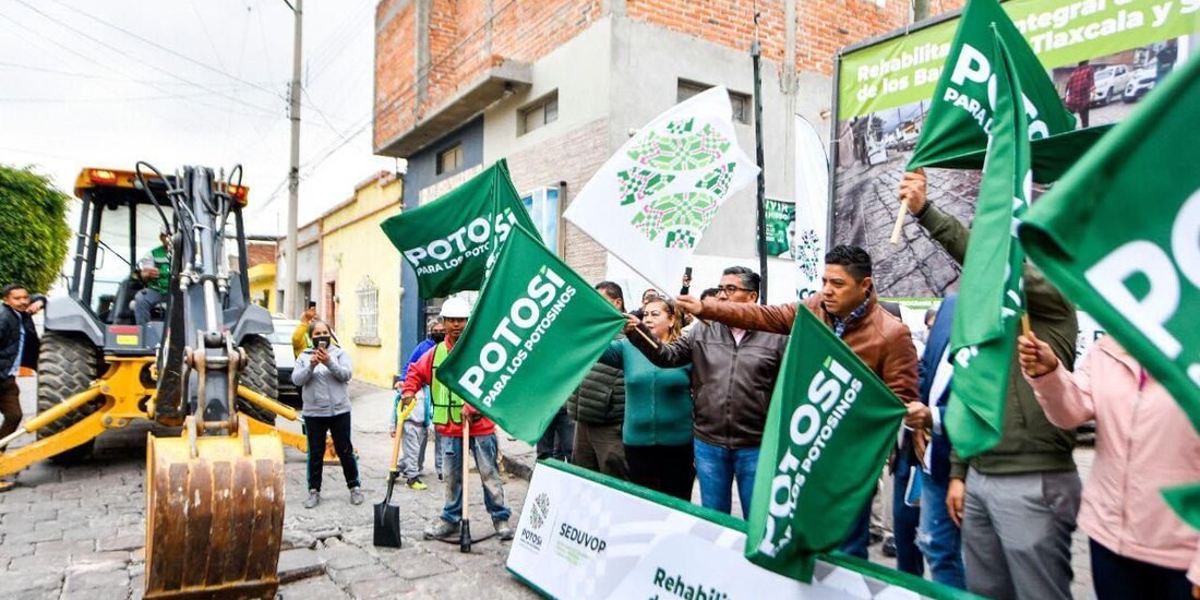 Ricardo Gallardo, Gobernador de SLP, destacó que la rehabilitación de barrios detonará la economía.