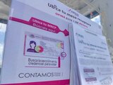 La imagen muestra una listas de ubicación de mesas receptoras para la Consulta Popular de este 1 de agosto