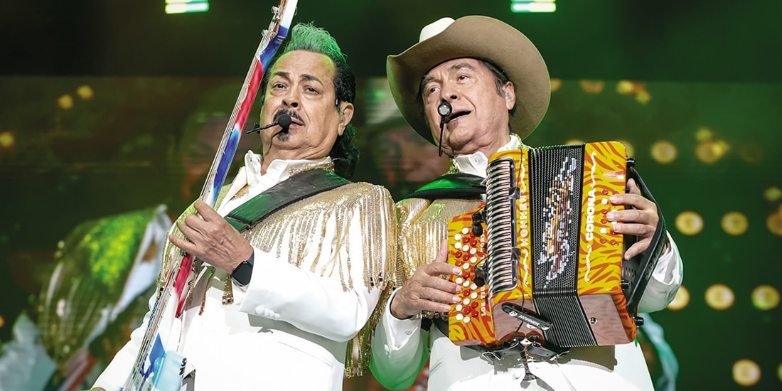 Hernán y Jorge Hernández, el sábado pasado en el Estadio GNP Seguros de la Ciudad de México.