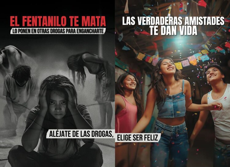 Carteles y libros que se usarán para la campaña nacional.