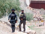 Operativo binacional Espejo entre México y EU en la frontera Juárez–El Paso, el pasado 18 de junio.