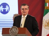 El secretario de relaciones exteriores, Marcelo Ebrard, el 8 de junio de 2020.