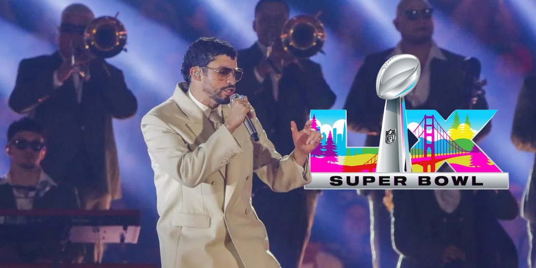Bad Bunny se presentará durante el Medio Tiempo del Super Bowl 2026