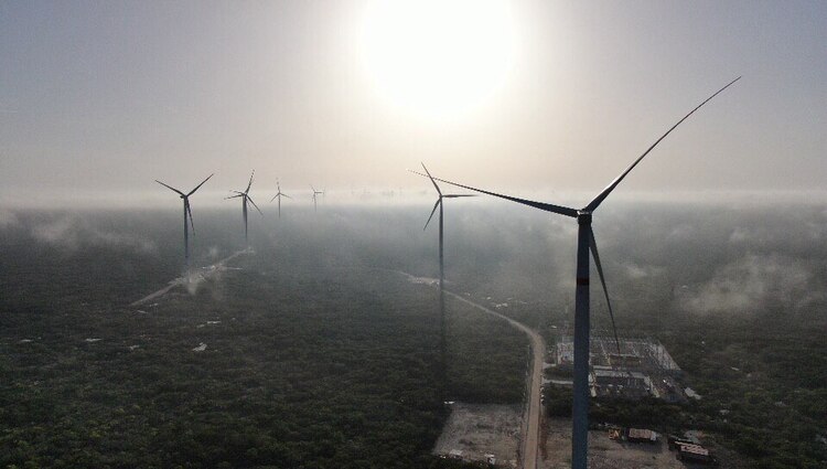 El Parque Eólico Progreso cuenta con 36 máquinas, las cuales se componen de palas de 55 metros de longitud y rotores de 110 metros instalados en torres de 120 metros de altura.