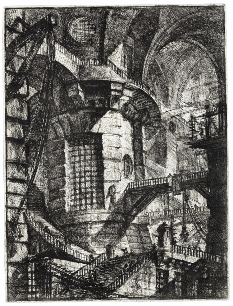 Piranesi, Cárcel imaginaria.