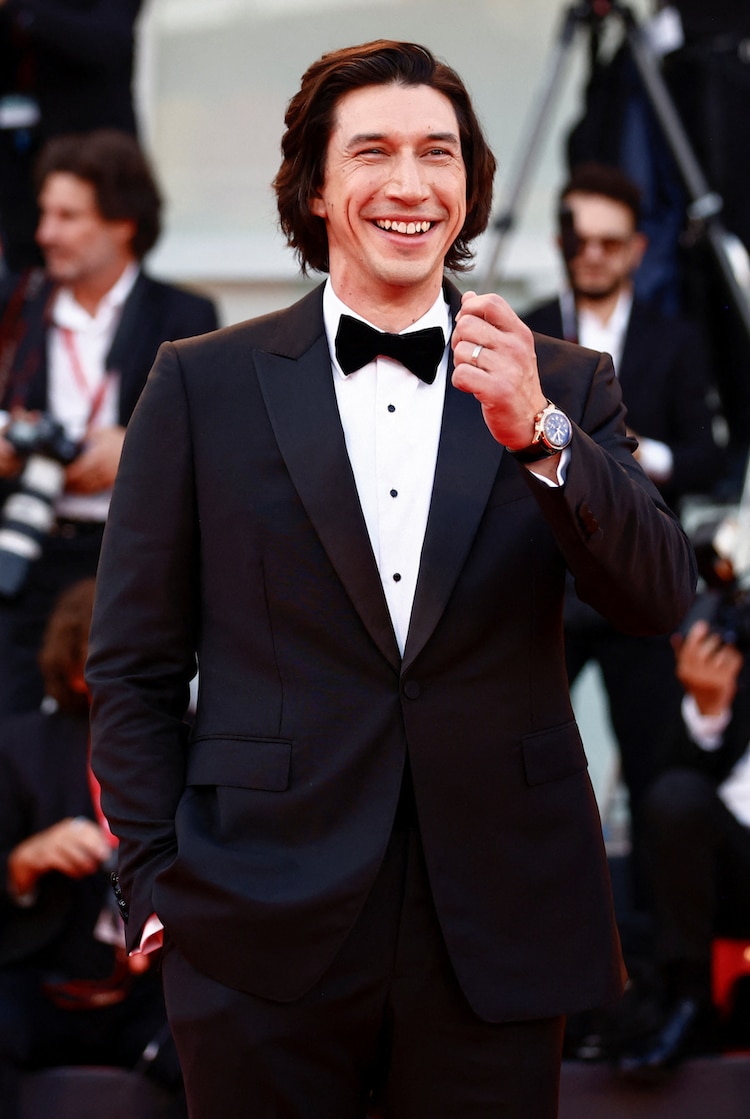 El actor Adam Driver, previo a la proyección de Ruido de fondo.