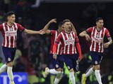 Chivas festeja un gol en el clásico nacional contra el América en la Fecha 15 del Apertura 2022, el pasado 17 de septiembre.