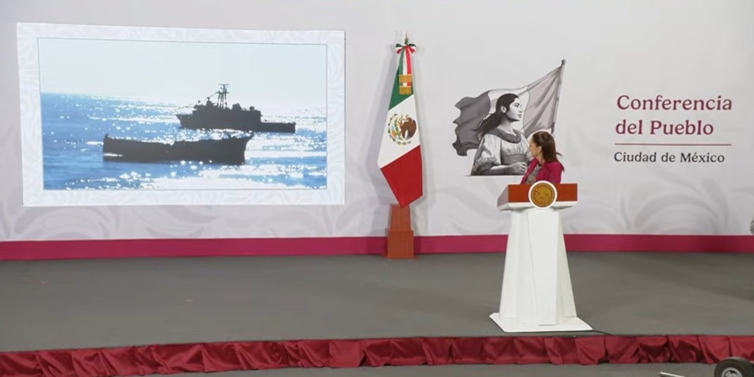 El hecho se dio esta mañana durante un enlace a la Mañanera de la Presidenta Sheinbaum.