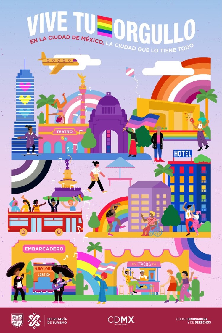 Habrá 44 actividades culturales por la 44 de la Marcha del Orgullo LGBTTTI en la CDMX