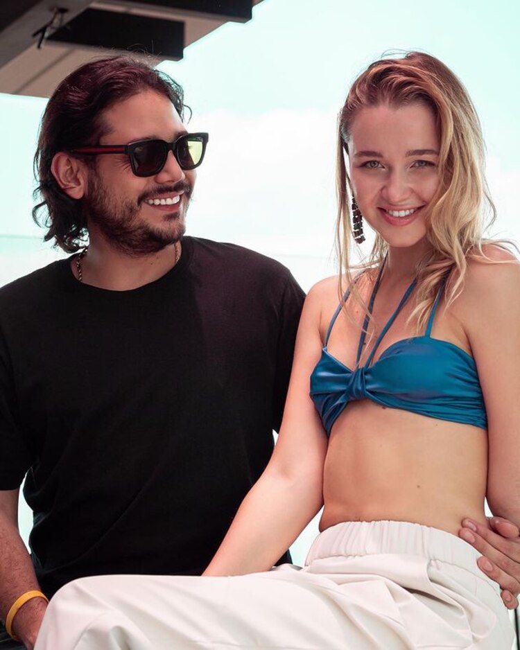 Rix y la modelo Anna Shpak