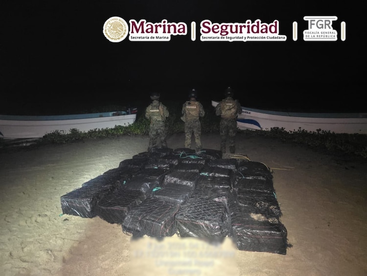 Lo decomisado fue entregado, junto con la SSPC, a la FGR, para integrar la carpeta de investigación.