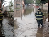 Lluvias dejan inundaciones en la Ciudad de México, el 7 de julio de 2026.