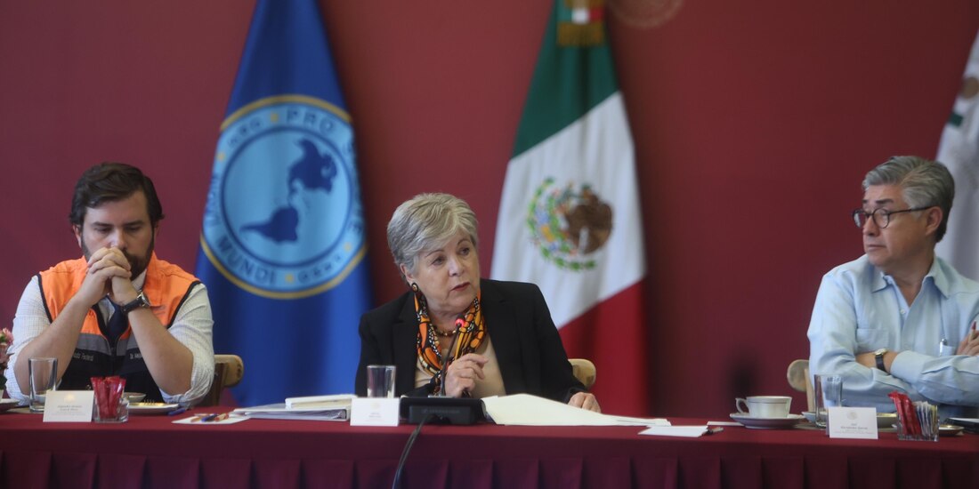 Alicia Bárcena, titular de la SRE,