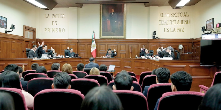 SCJN en sesión sobre el arrendamiento en la CDMX, el 26 de febrero pasado.