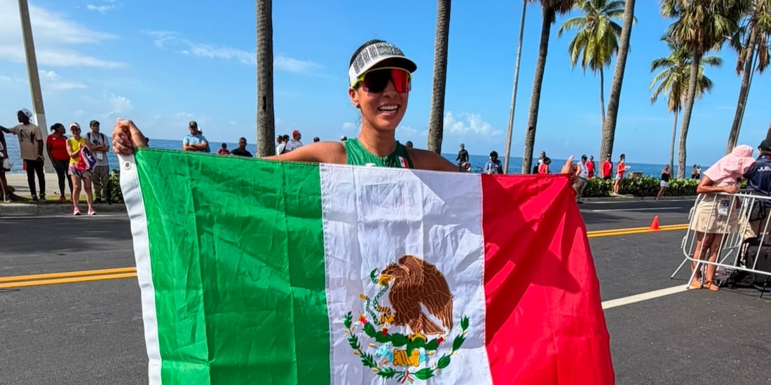 Alejandra Ortega obtuvo la plata en el medio maratón de marcha de Santo Domingo 2026.