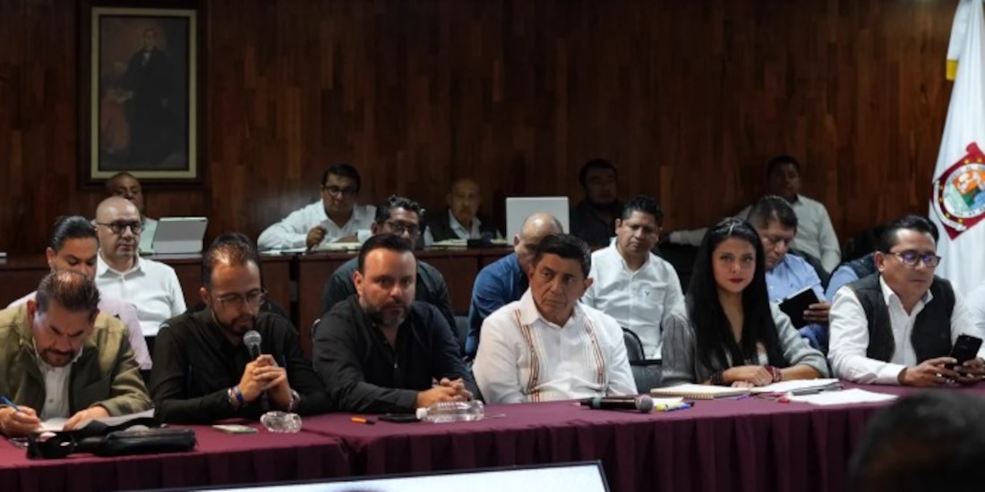 Reunión del magisterio en Oaxaca.