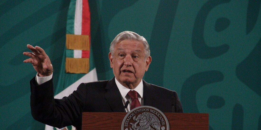 El Presidente de México Andrés Manuel López Obrador.