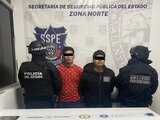 Daniel Andrés "N" y Brian Eduardo "N", detenidos por autoridades estatales y federales.
