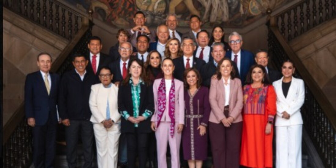 Imagen oficial en Palacio Nacional.
