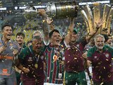 Germán Cano levanto la Copa Libertadores que ganó Fluminense